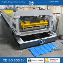 Machine de formage de panneaux de tuiles en acier ISO Steel